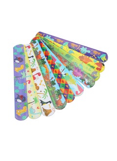 10PCS Cartoon Silicone Wristband Bracelet Jewelry (Random Style)