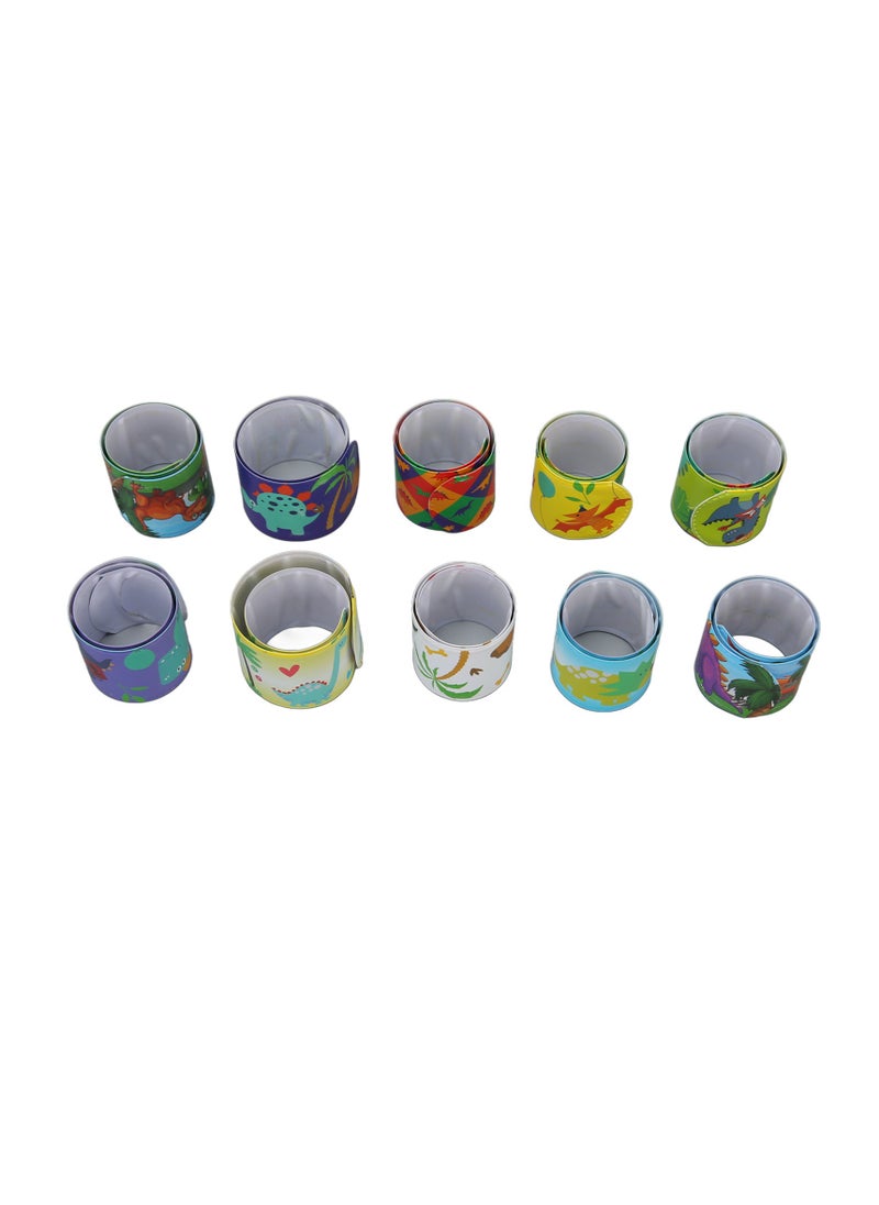 Velaurs - 10PCS Cartoon Silicone Wristband Bracelet Jewelry (Random Style) - Image 1