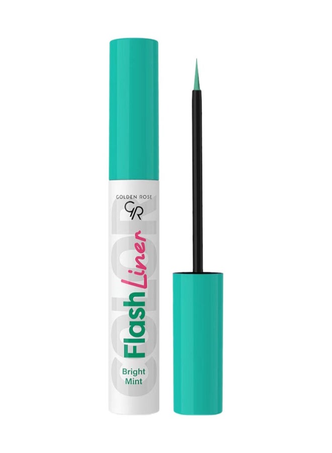 Golden Rose Flash Liner Color  Eyeliner No:101 Bright Mint - Image 1