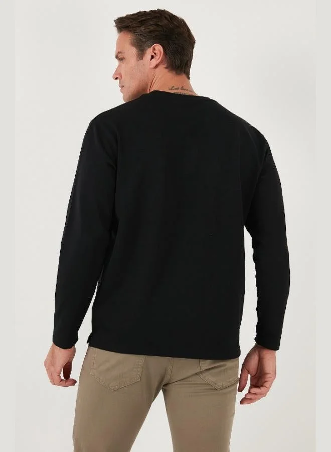Buratti  Buratti Stretch Cotton Regular Fit Crew Neck Sweatshirt Men's SWEAT 5905725 for Men | Best Price UAE