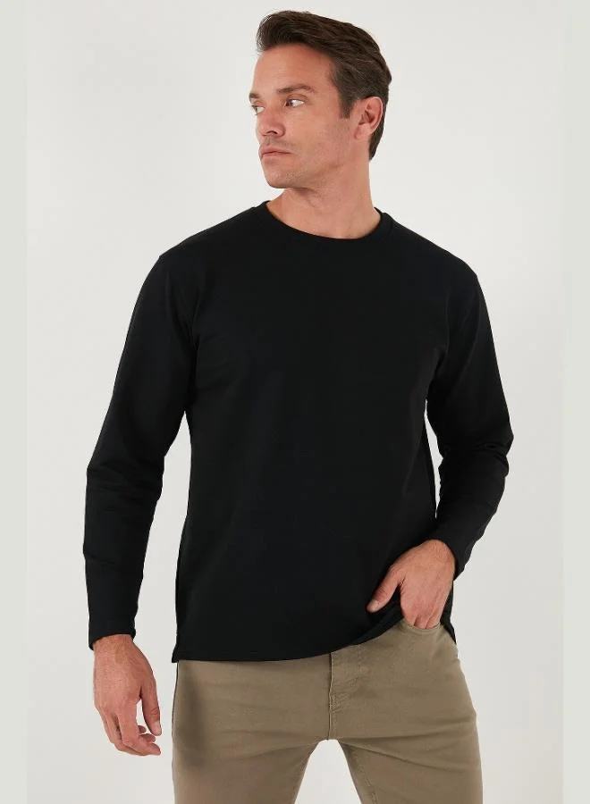 Buratti  Buratti Stretch Cotton Regular Fit Crew Neck Sweatshirt Men's SWEAT 5905725 for Men | Best Price UAE