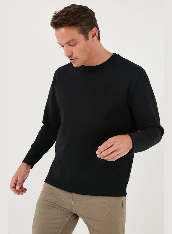 Buratti Stretch Cotton Regular Fit Crew Neck Sweatshirt Men's SWEAT 5905725