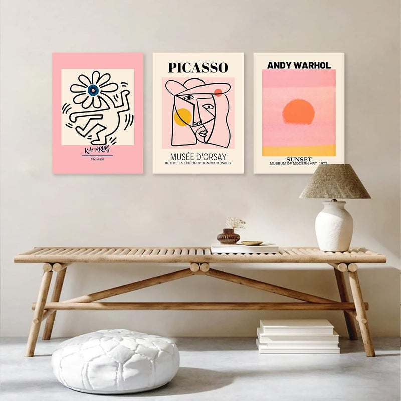 KBKBART Matisse Wall Art Set of 3 - Abstract Exhibition Posters - Image 2