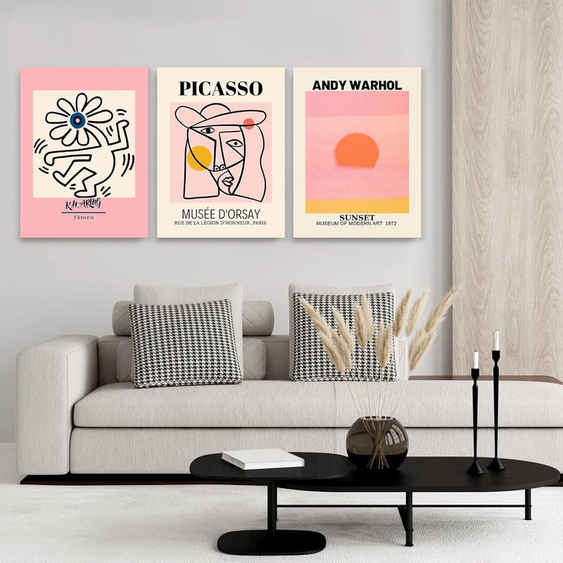 KBKBART Matisse Wall Art Set of 3 - Abstract Exhibition Posters - Image 3
