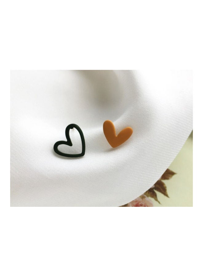 NIBEMINENT 925 Sterling Silver Heart Design Earrings - Image 3