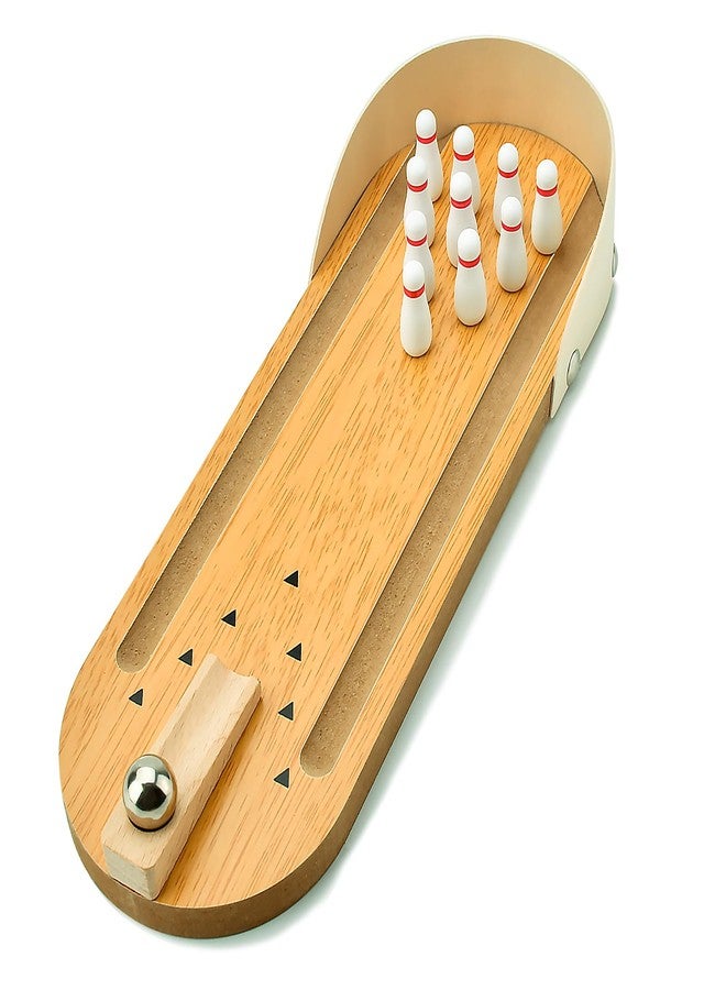Donse Tabletop Mini Bowling Game Set White Elephant Gifts for Adults Teens Kids - Image 1