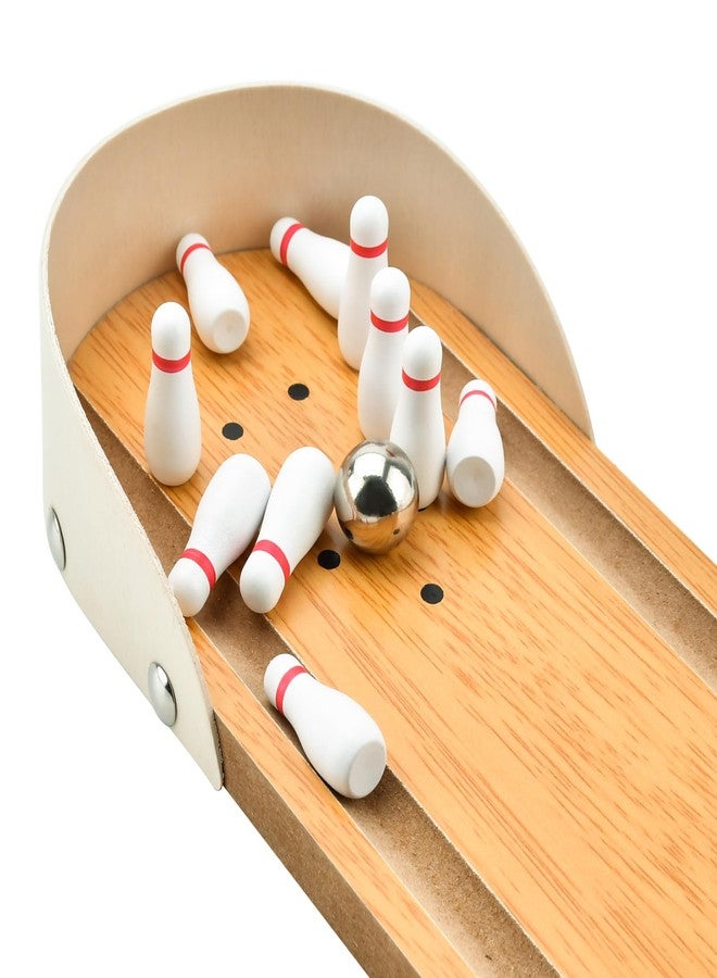 Donse Tabletop Mini Bowling Game Set White Elephant Gifts for Adults Teens Kids - Image 4