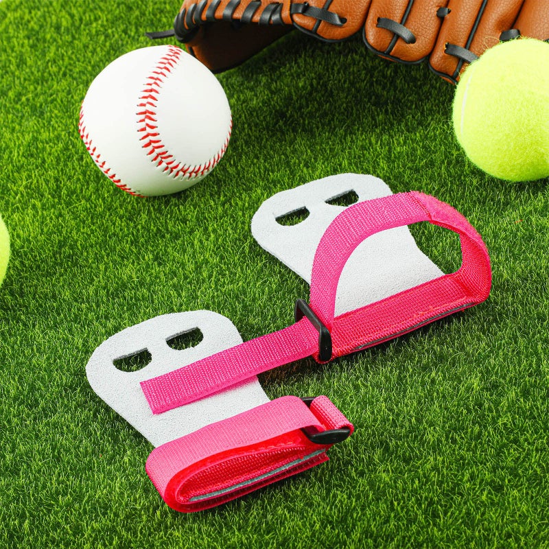 Vinsot 2 Gymnastics Grips Wristbands Sets for Kids Youth, Palm Protection and Wrist Support Sports Accessories for Workout Exercise (Pink, Black, White) - Image 3