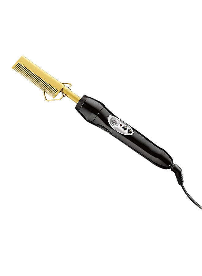 NIBEMINENT High Heat Press Comb Gold 26.7x2.5x3.8centimeter - Image 1