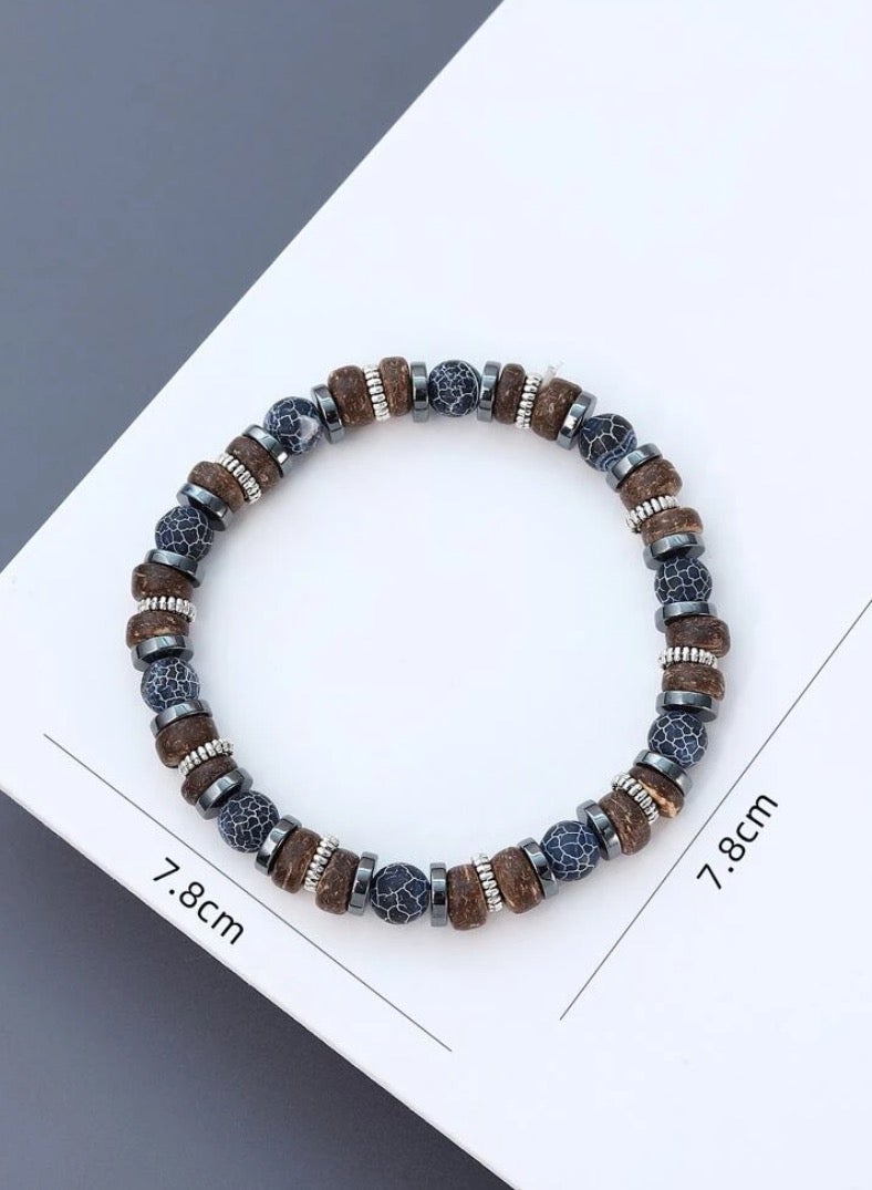 JewelryLand Bracelet For Men Made Of Stones - Image 3