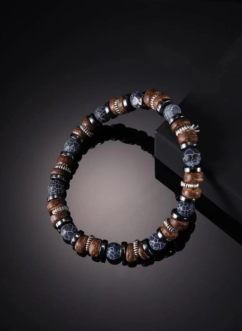 JewelryLand Bracelet For Men Made Of Stones - Image 1