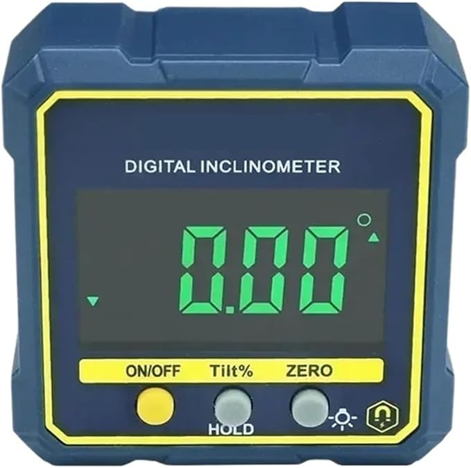 Digital Angle Finder Gauge Magnetic Protractor Inclinometer With Backlight Blue - Image 1