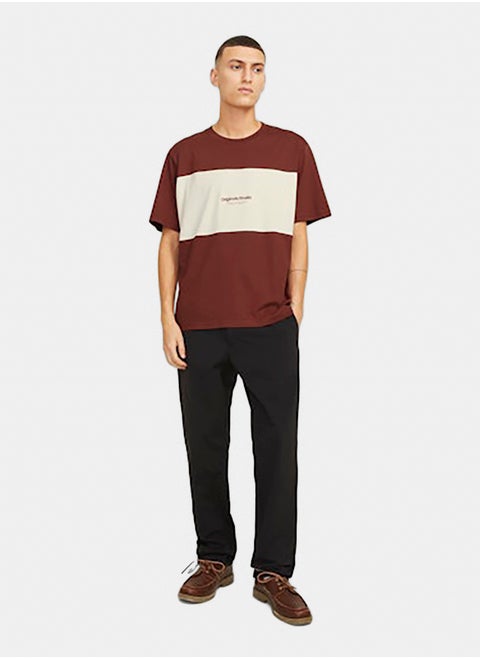 Jorvesterbro Block Tee Ss Crew Styd Aw24