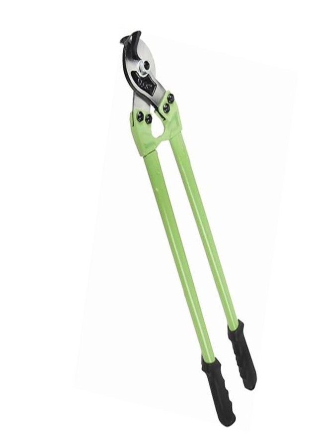 Wulf 32 Inch Heavy Duty Cable Cutter | Chrome Alloy Steel Jaws with Compound Cutting Action | Long Bolt Cutter for Chain, Wire Mesh, Steel Rods & Cables | Soft Rubber Grip Handle | Professional Tool - Image 1