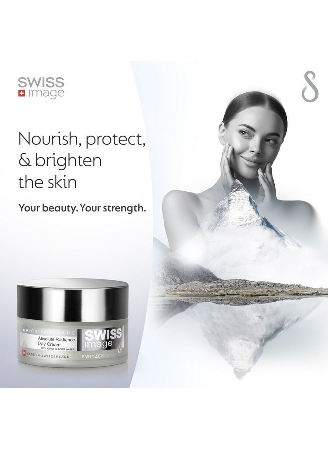 SWISS image Swiss Image Absolute Radiance Day Cream | Face Moisturizer | Hydrating & Brightening | Reduces Dark Spots & Pigmentation | Lightweight & Quick Absorption | SPF 20 | For All Skin Types | 50ml  - Image 2