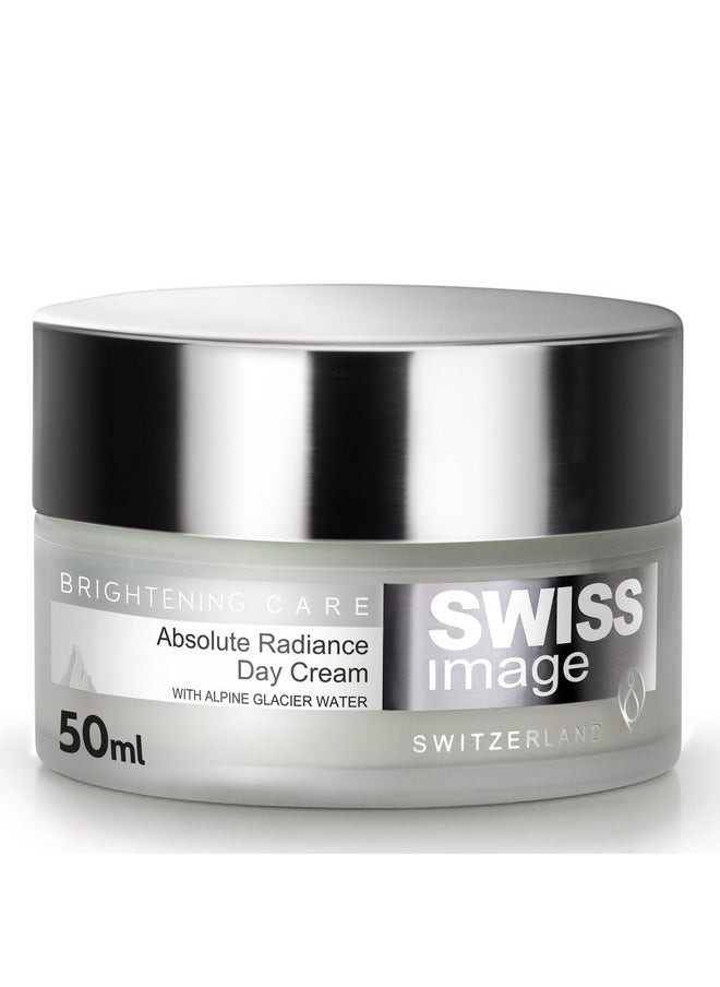 SWISS image Swiss Image Absolute Radiance Day Cream | Face Moisturizer | Hydrating & Brightening | Reduces Dark Spots & Pigmentation | Lightweight & Quick Absorption | SPF 20 | For All Skin Types | 50ml  - Image 1
