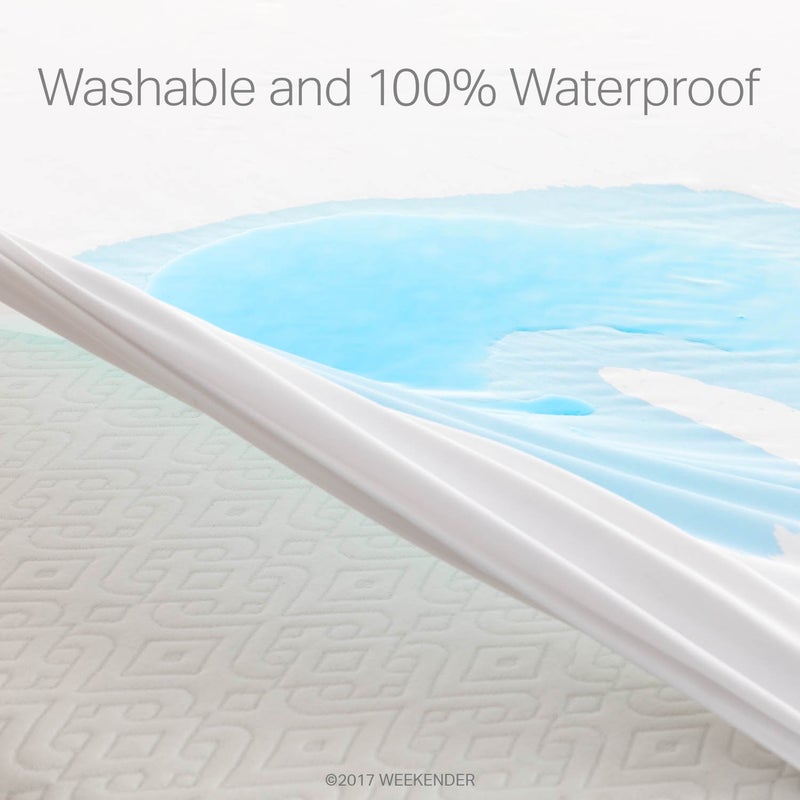 WEEKENDER Waterproof Mattress Encasement with Zipper Closure - California King - Image 5