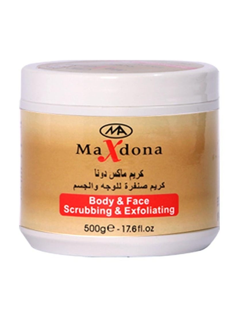 ماكس دونا مقشر للجسم والوجه 500 مل