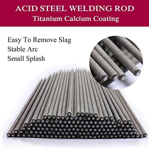 GEOYLE E4303 Welding Rods 1/8"x14",15 Sticks Arc Welding Iron Electrodes, J422 Carbon Steel Welding Mild Steel for Industry/Household Repairs 1LB - Image 3