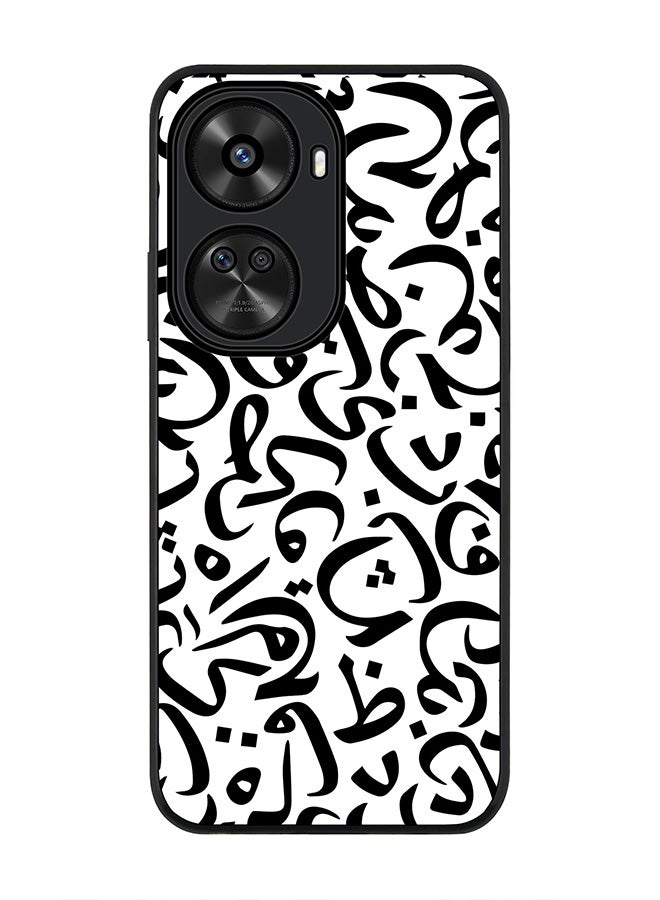 Stylizedd Rugged Black edge case for Huawei nova 12 SE / Huawei nova 11 SE 4G, Slim fit Case Flexible Rubber Edges Anti Drop TPU Gel Thin Cover - Arabian Pearls - Image 1