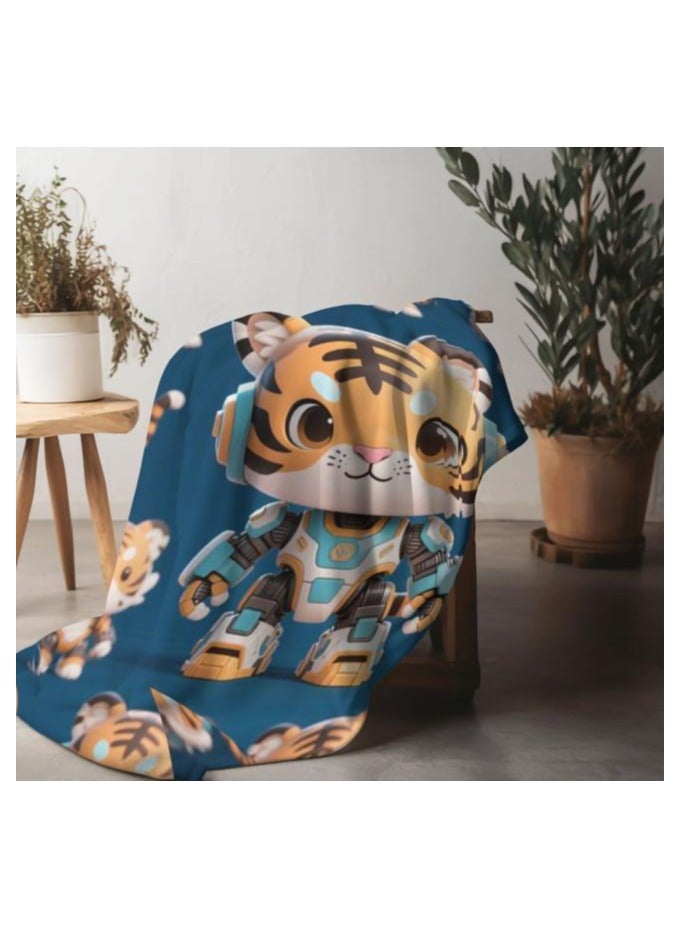 general Children's or student cartoon flannel thin blanket (warm and comfortable, suitable for sleep, games) 100cm*150cm - 669 - Image 5