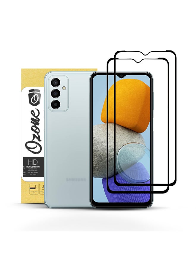 O Ozone Screen Protector for Samsung Galaxy M23, 9H Hardness Full Coverage Screen Guard HD Ultra-thin Tempered Glass Screen Protectors- 2 Pack - Image 1