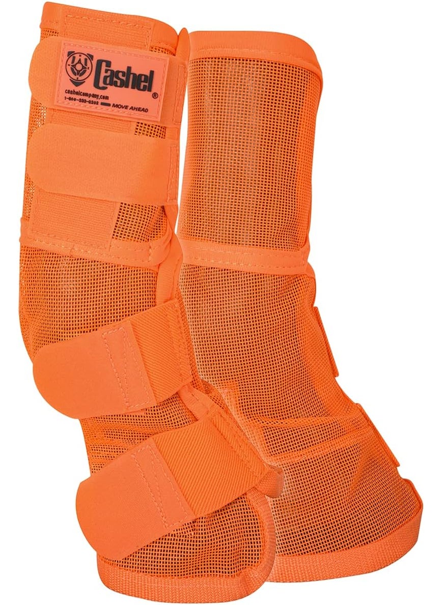Cashel Cashel Crusader Horse Fly Leg Guards Orange Horse  - Image 1