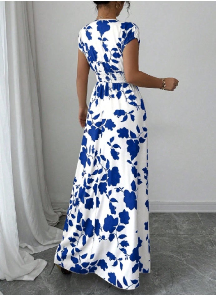 SHEIN  Elegant Floral Print Dress For Commute - Image 2