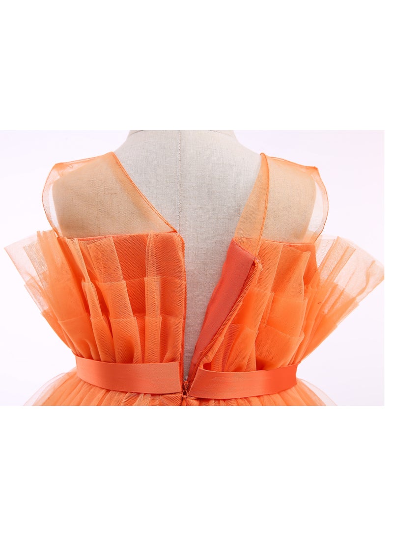 D'Daniela Ruffled Tulle Party Dress - Image 5