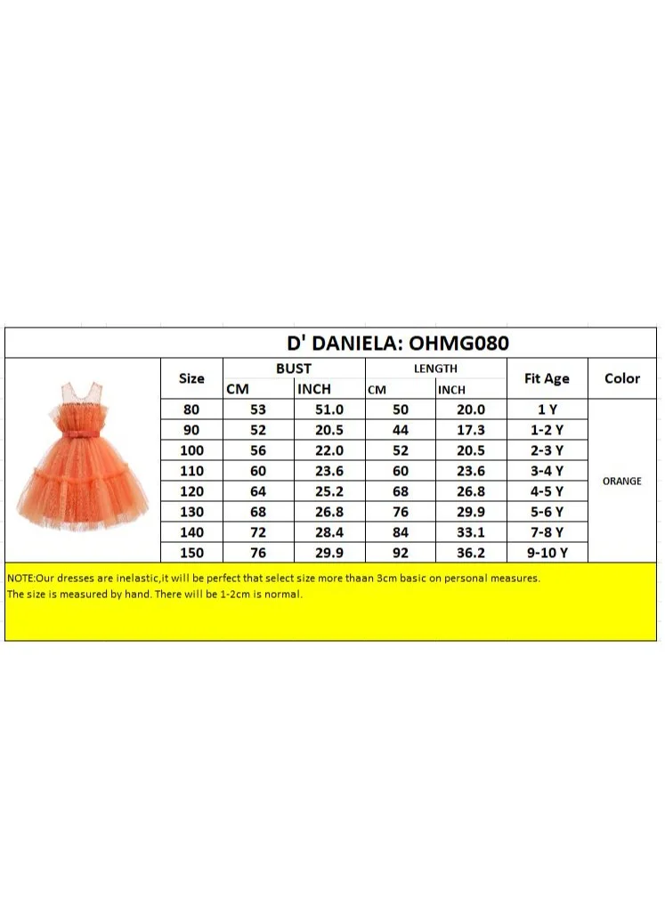 D'Daniela D'Daniela Ruffled Tulle Party Dress