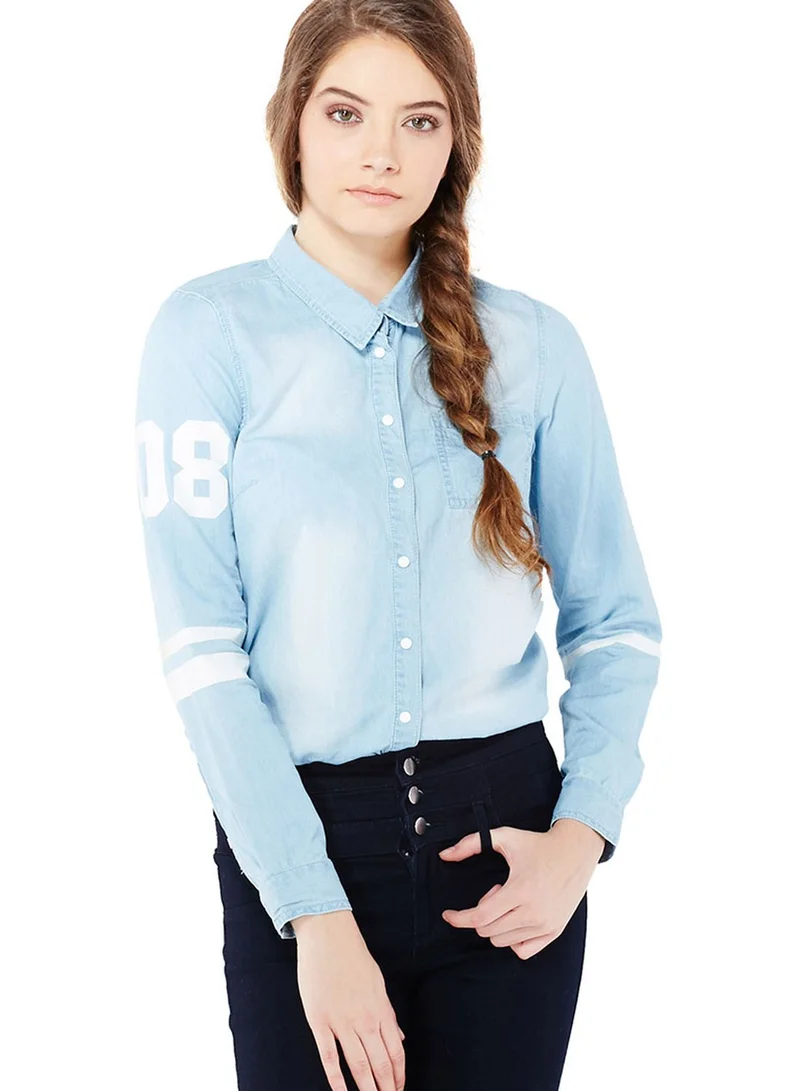 VERO MODA College Denim Shirt