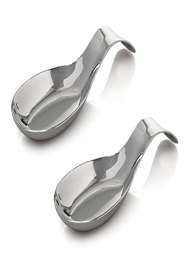NOHUNT Stainless Steel Deep Spoon Rest, for Holding Messy Spoon Rest Holder, Spoon Holder for Kitchen Platform and Dining - Image 1