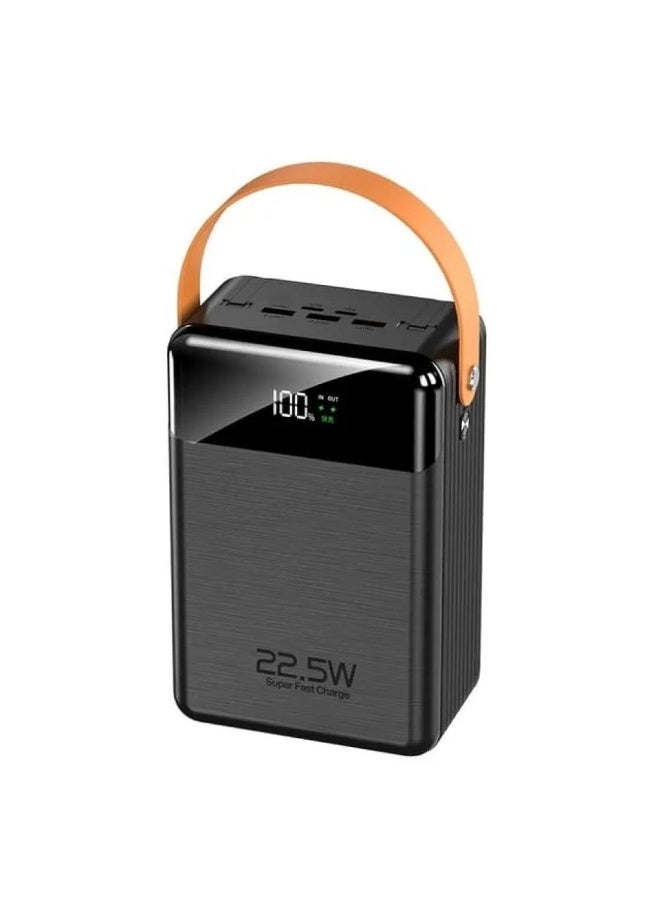 جولدن بلس بطارية متنقلة سعة 80000mAh مع كيبل مدمج يدعم الشحن السريع - Image 1