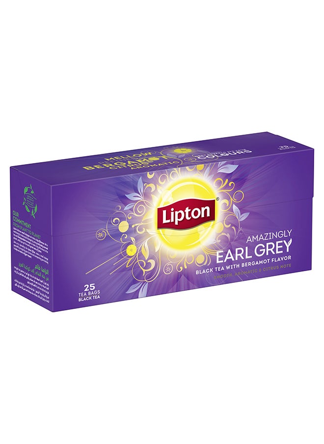 Lipton - Natural Black Tea With Bergamot Flavor 25 Teabags (50g) - Image 1