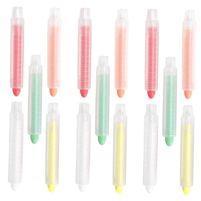 Dust Colored Chalk Sticks Water Soluble For Teachers Sidewalk Art Projects Vibrant Colors - Image 2