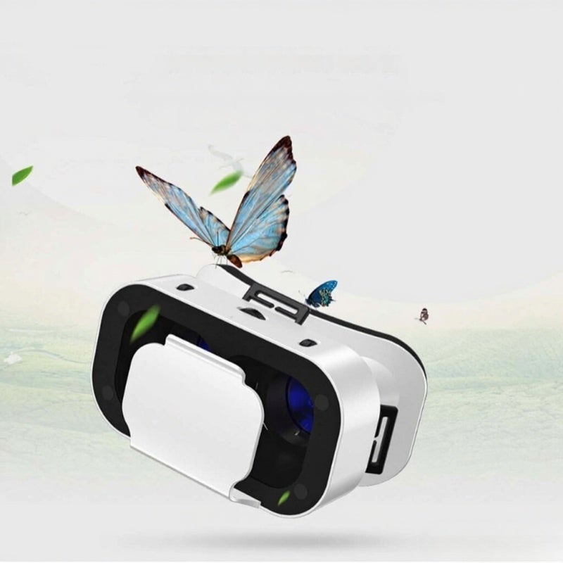 VR Headset Universal Adjustable Lightweight VR Glasses for 4.7-6 Inch Display Screen - Immersive 3D Virtual Reality Headset with 40mm Aspheric Lenses for Video Games - Image 4