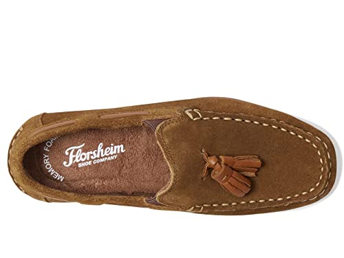 Florsheim Boy's Jasper Jr Moc Toe Drop Tassel (Toddler/Little Kid/Big Kid) Mocha 11 Little Kid M - Image 2