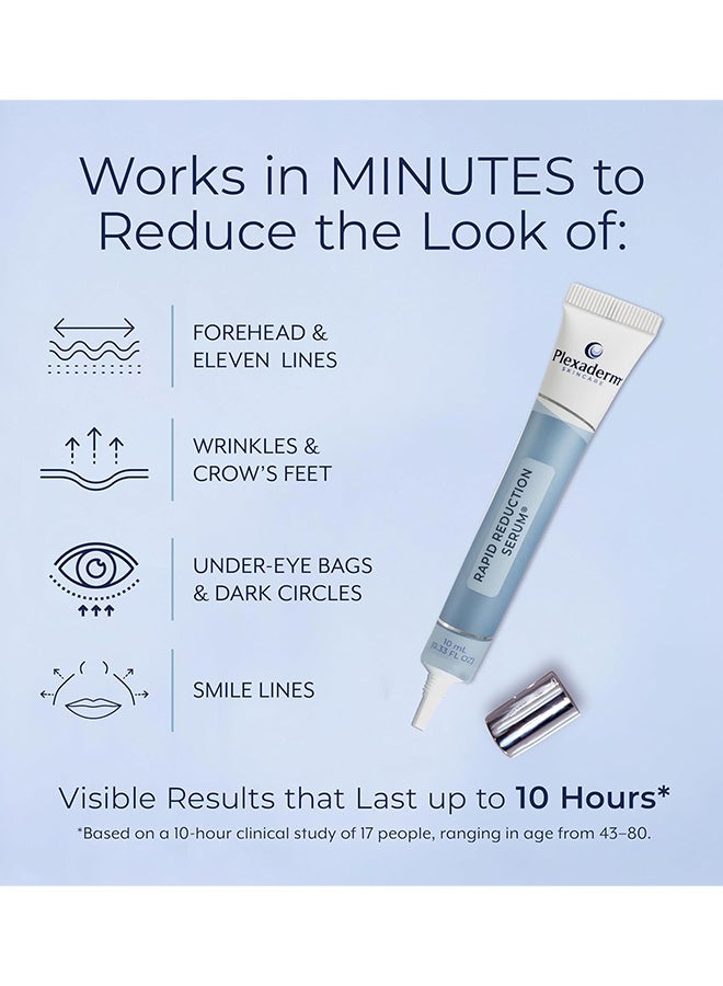 بليكساديرم مصل العين سريع التقليل - يقلل بشكل واضح من الانتفاخات تحت العين والتجاعيد والهالات السوداء والخطوط الدقيقة وأقدام الغراب على الفور ، مزيل التجاعيد المضاد للشيخوخة للوجه ، أنبوب بالحجم الكامل - Image 3