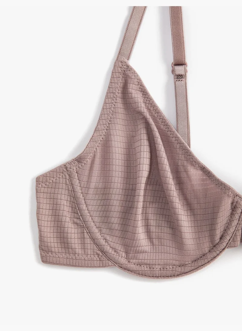 KOTON Tissued Under Wired Non Padded Bra