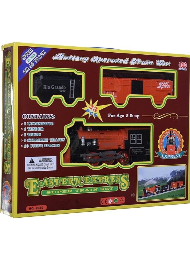 null - Toy Train with Multicolored Railway - Image 1