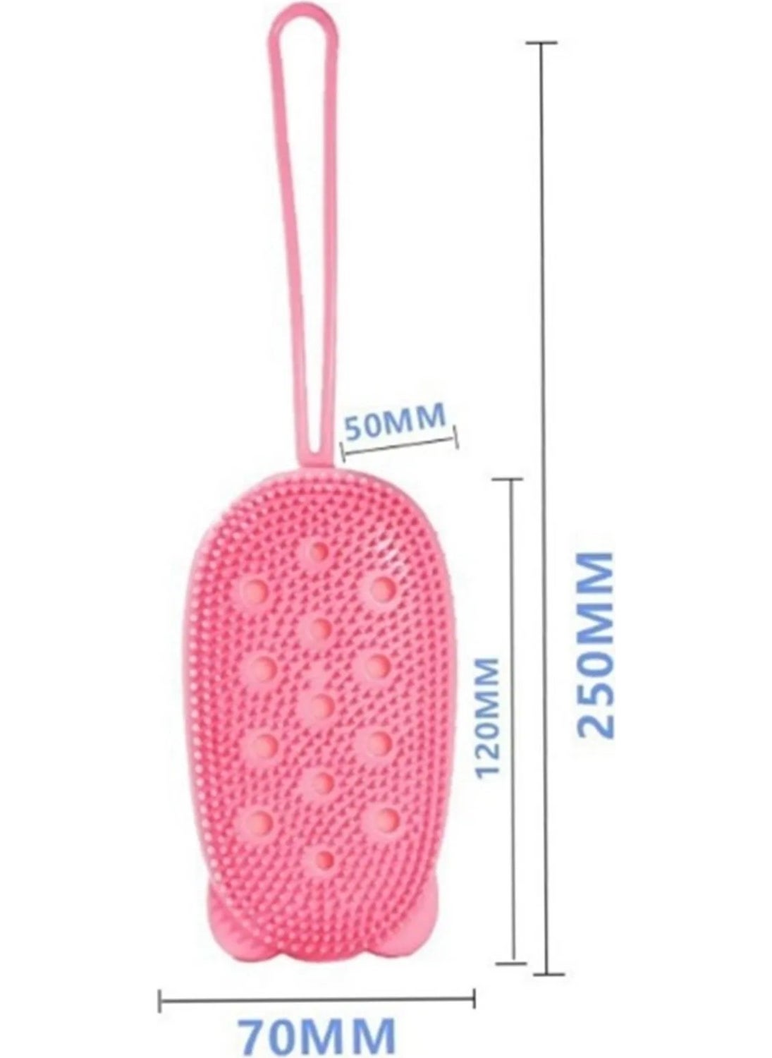 Elite AVM - Bathroom Bath Washcloth Silicone Sponge Chamber Body Scrub Soft Shower Washcloth Bath Scrub with Massage - Image 1