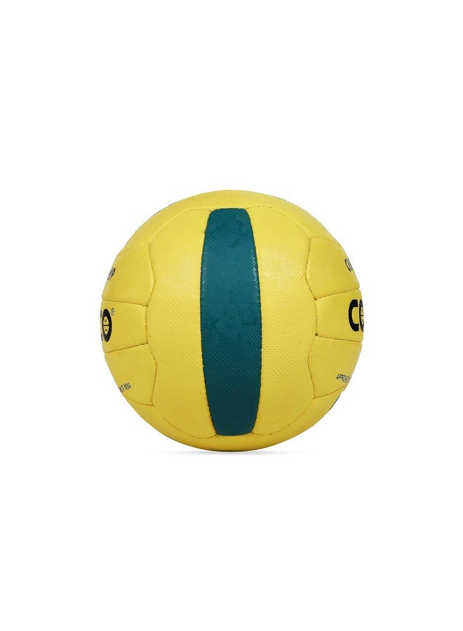 Cosco 17007 Rubber Throw Ball, Size 5 (Yellow & Green, Volleyball) - Image 2