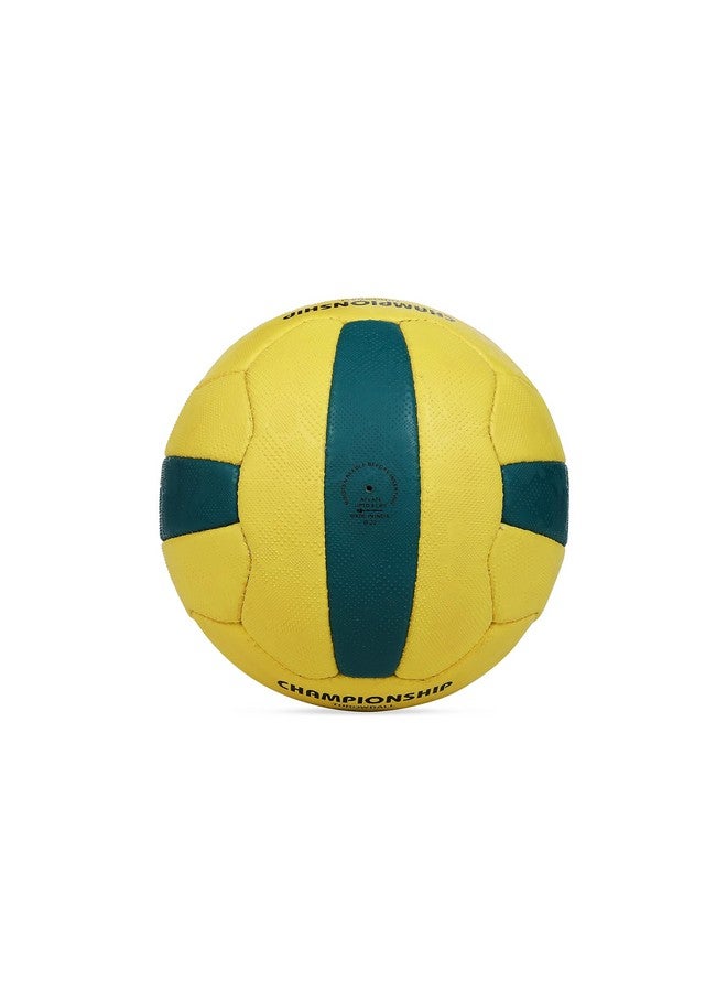 Cosco 17007 Rubber Throw Ball, Size 5 (Yellow & Green, Volleyball) - Image 4