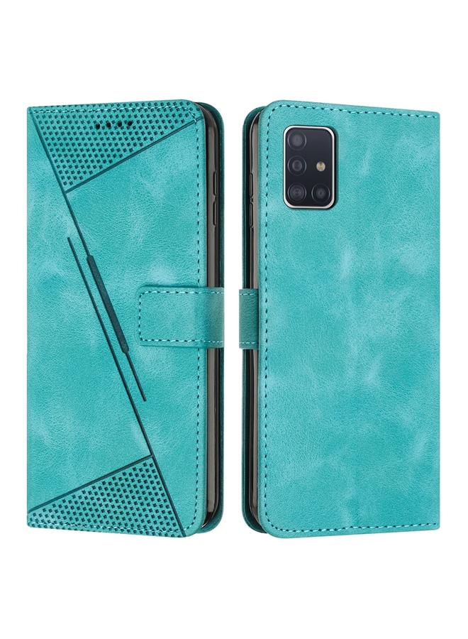 S-TOP Case For Samsung Galaxy M51 Dream Triangle Leather Phone Case with Long Lanyard - Image 1