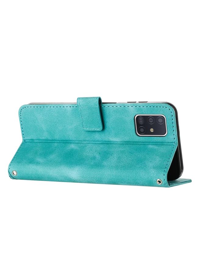 S-TOP Case For Samsung Galaxy M51 Dream Triangle Leather Phone Case with Long Lanyard - Image 4