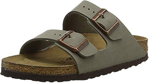 Birkenstock Unisex Arizona Sandal,Stone Birkibuc,37 N EU - Image 1