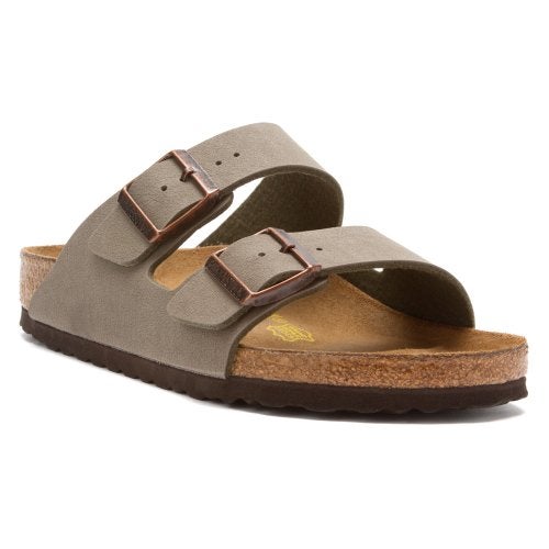 Birkenstock Unisex Arizona Sandal,Stone Birkibuc,37 N EU - Image 2
