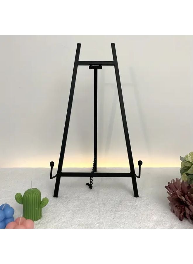 Polychrome Iron Folding Mini Picture Frame Portable Desktop Display Stand Wedding Table Card Holder - Image 1