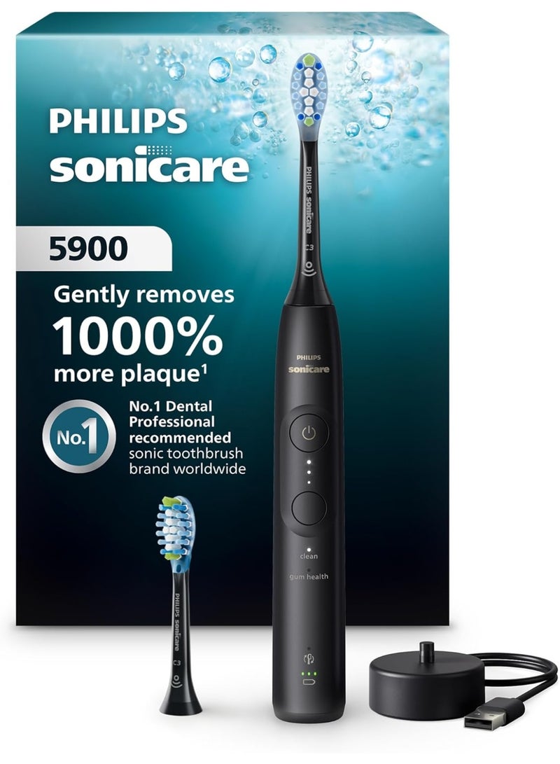Philips 5900 Rechargeable Toothbrush Black - Image 1