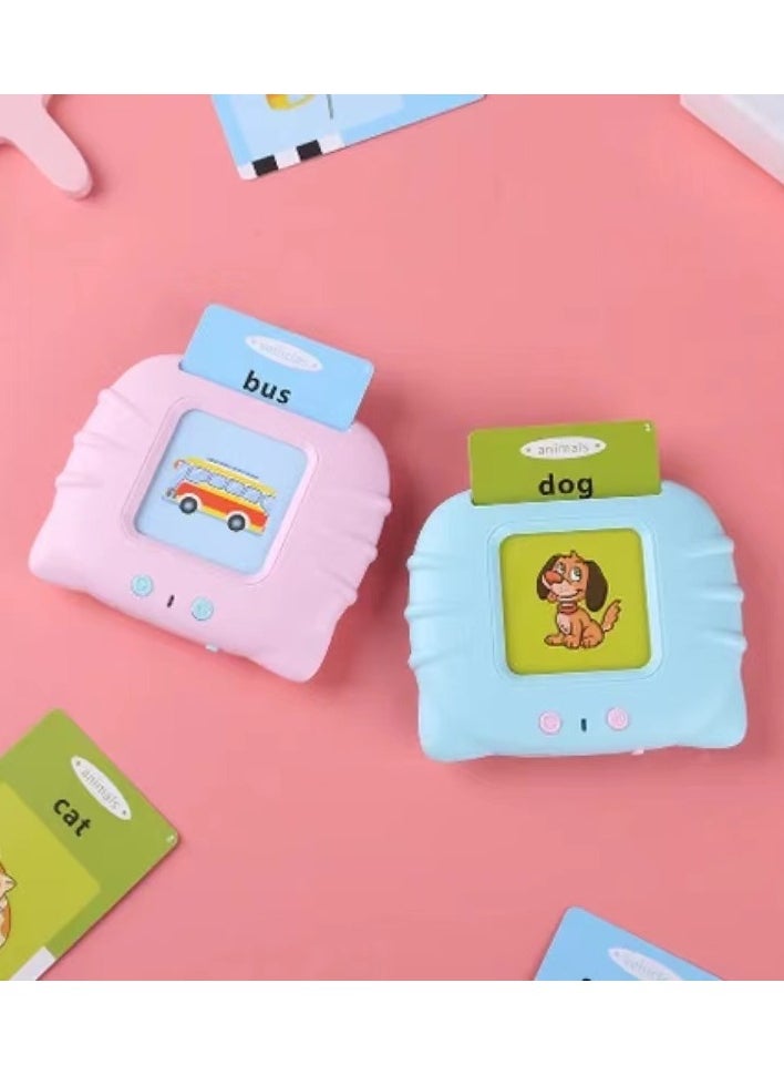 Talking Flash Cards Learning Toy for Toddlers – Educational Audible Flashcards with 224 Words in Arabic & English, Interactive Speech Therapy & Sight Words Learning for Kids  - Image 3